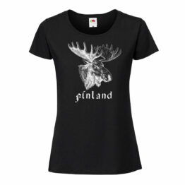 Naisten T-paita Finland – Hirvi