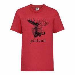 Lasten T-paita Finland – Hirvi