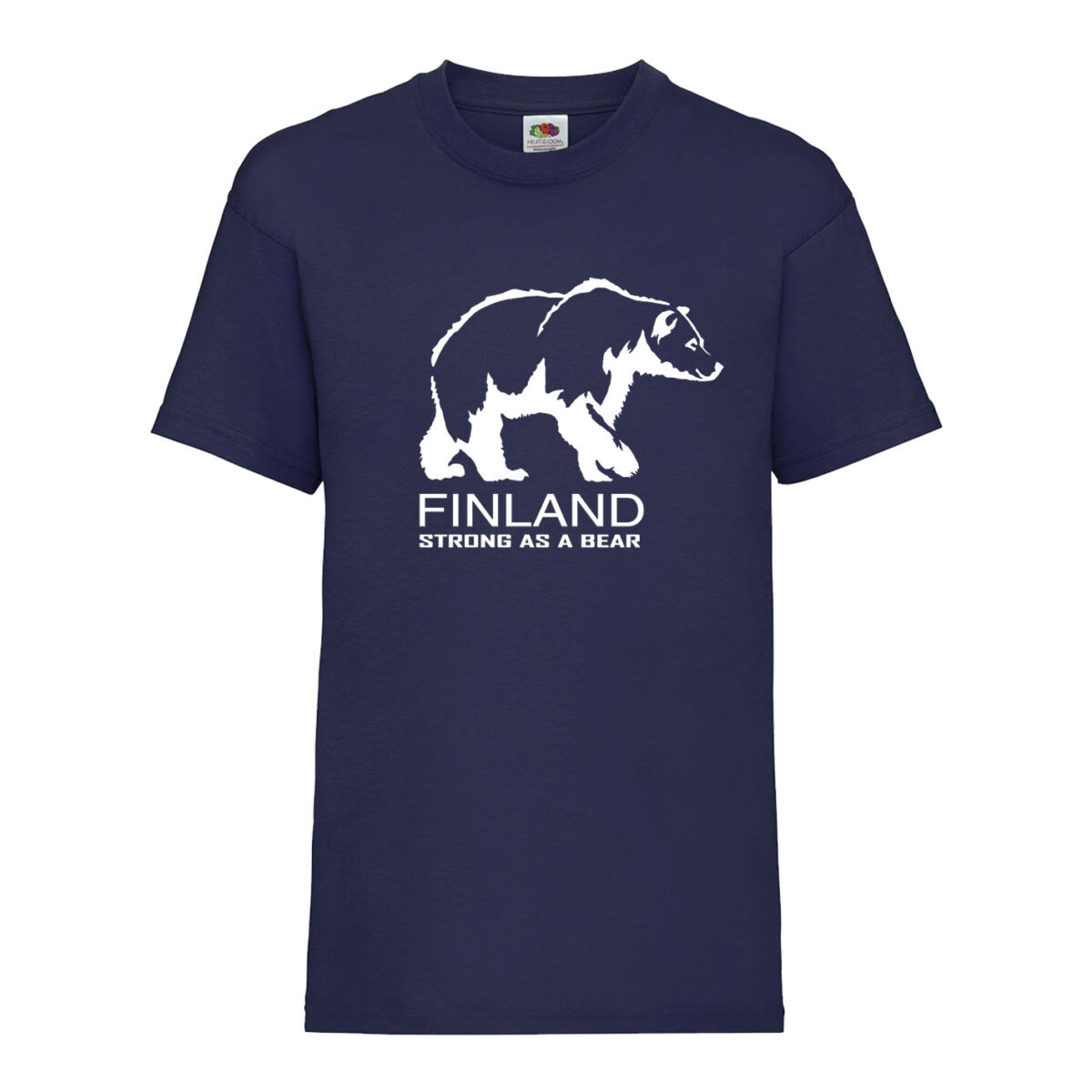 Lasten T-paita – Finland – Strong as a Bear