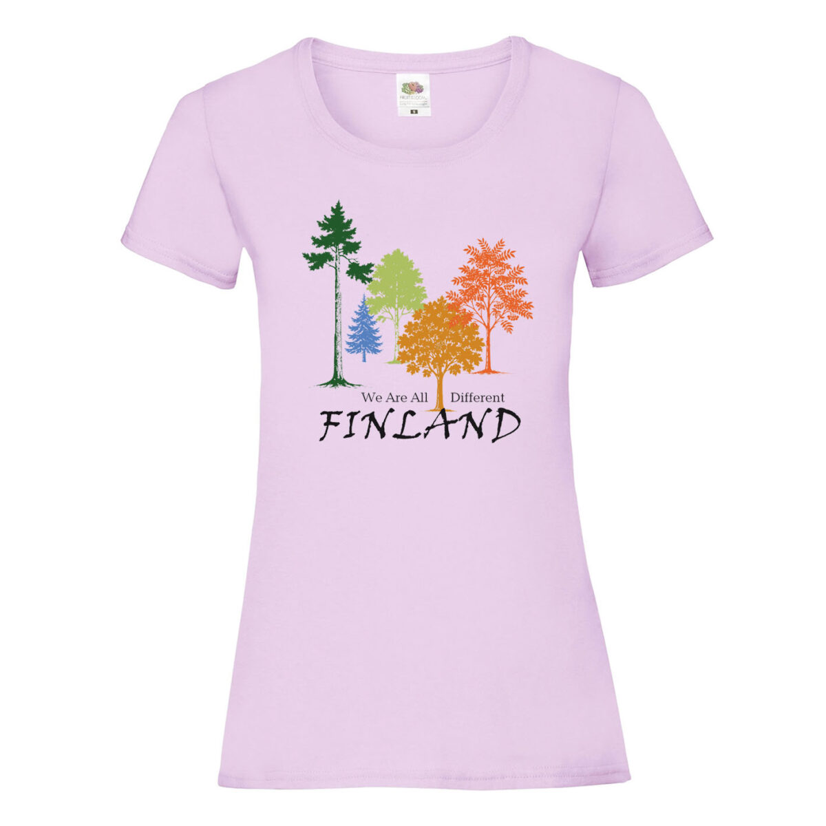 Naisten T-paita – Finland. We Are All Different